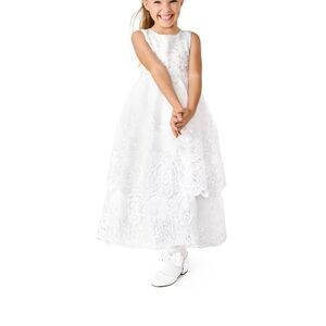 Girls Lace tiered dress